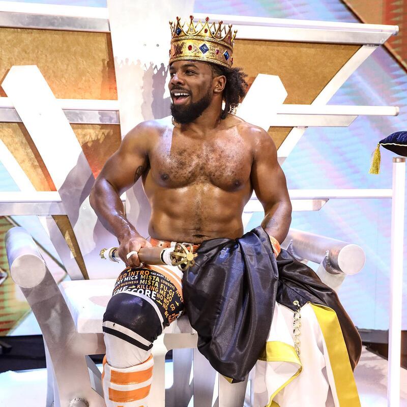 Xavier Woods was crowned King of the Ring at Crown Jewel in Riyadh in 2021. Photo: WWE
