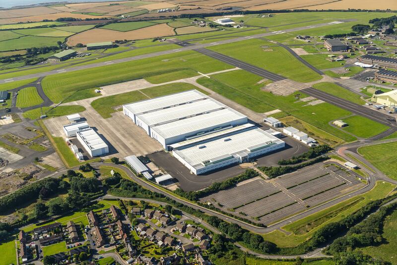 Aston Martin's St Athan facility. The site in South Wales will become the British luxury car maker’s second UK manufacturing plant. Courtesy Aston Martin 