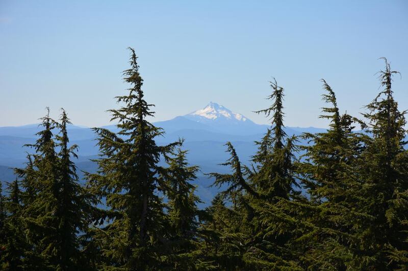 Mount Jefferson in the Cascade Range, seen from the Timberline Lodge. Photo by Rosemary Behan