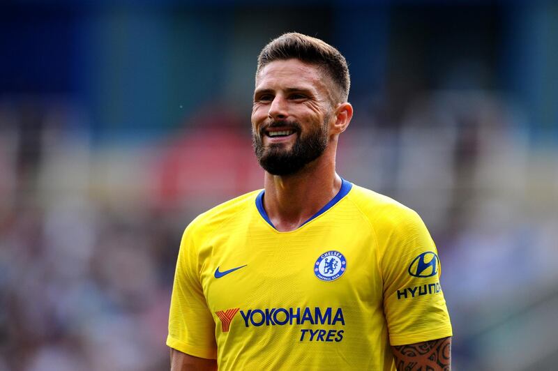 There were no goals for Olivier Giroud. Getty