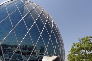 Aldar's HQ building in Abu Dhabi. Delores Johnson / The National