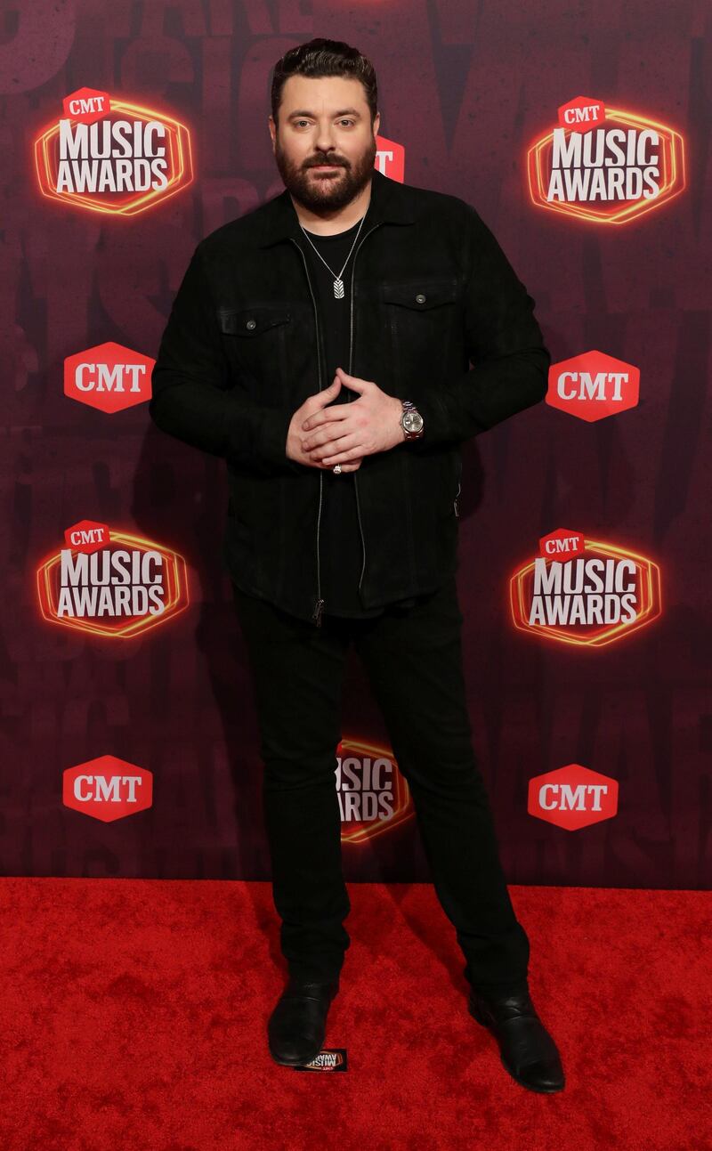 Singer Chris Young arrives for the CMT Music Awards at Bridgestone Arena in Nashville, Tennessee, on June 9, 2021. Reuters