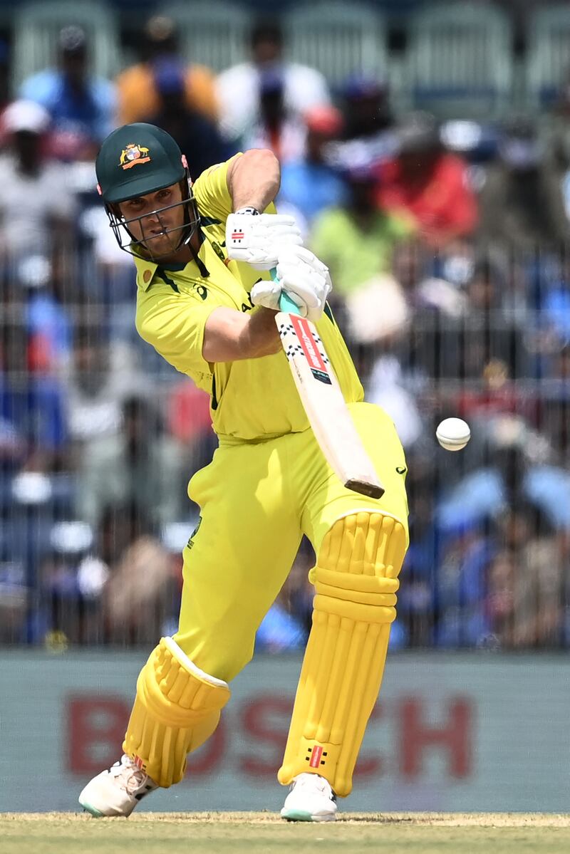 Mitchell Marsh top-scored for Australia with 47 off 47 balls. AP