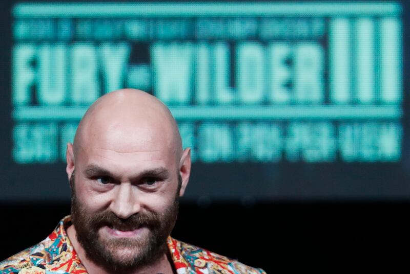 Tyson Fury at the MGM Grand Garden Arena. Reuters