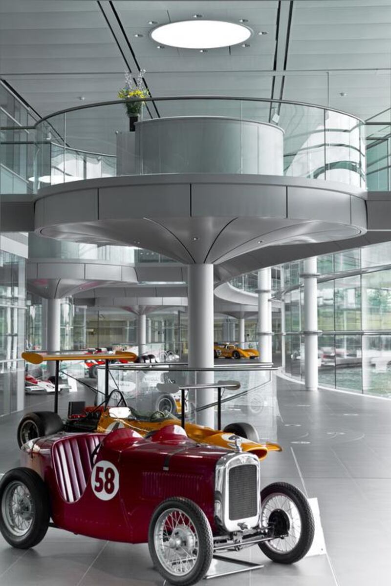 Not all McLaren's on view at the Technology Centre evoke a sense of luxury high-speed thrills. Courtesy: McLaren