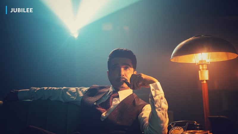 'Jubilee', starring Prosenjit Chatterjee, is set in the 1940s and looks at the birth of Bollywood. Photo: Amazon Prime Video