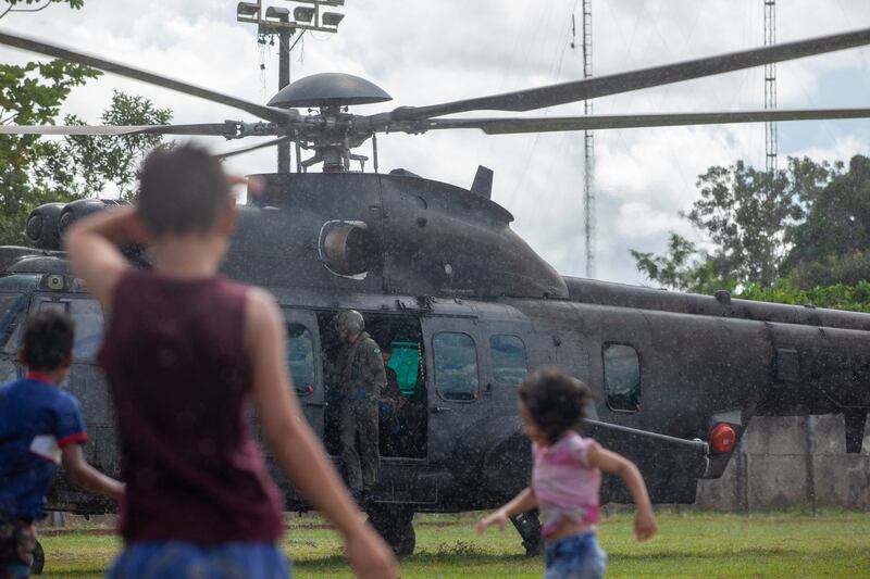 The Brazilian Army sent helicopters to help in the search for missing indigenous expert Bruno Pereira and British journalist Dom Phillips in the municipality of Atalaia do Norte, Amazonas state. The two planned a research trip to Javari Valley, a far-flung jungle where illegal fishing, logging, mining and drug trafficking are common. AFP
