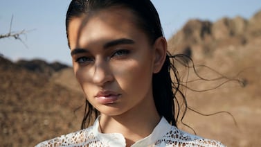 Prominent brows and minimal mascara are increasingly popular looks. Photo: Oscar Munar at MMG for The National