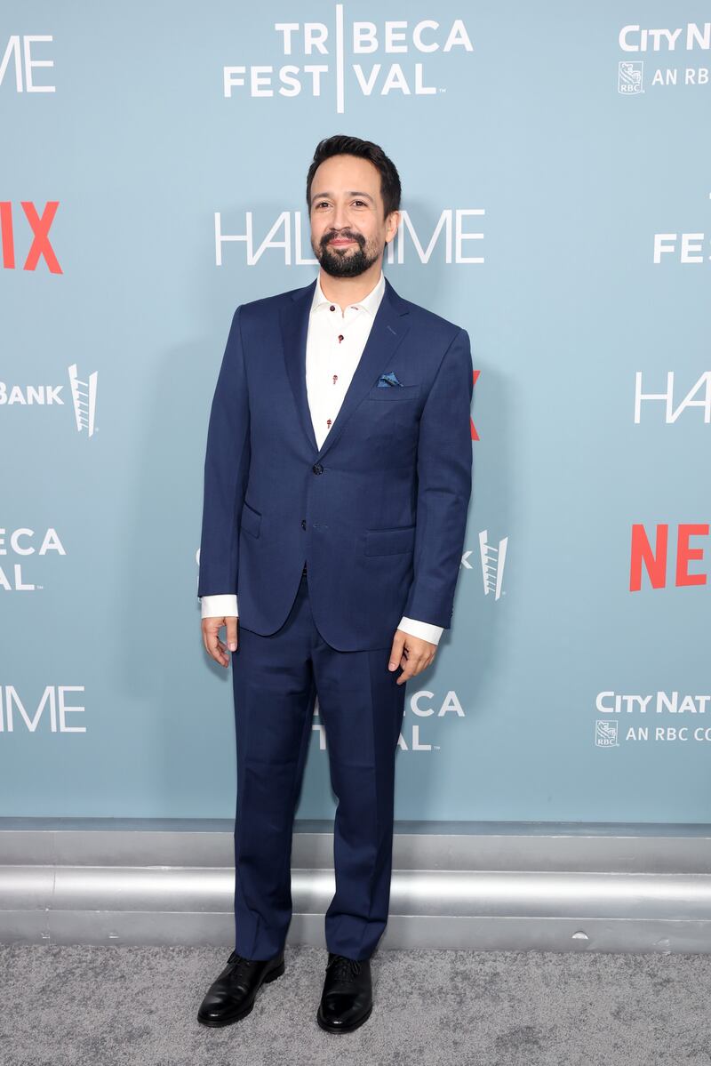 Actor and filmmaker Lin-Manuel Miranda attends the Tribeca Festival opening night and world premiere of Netflix's 'Halftime' in New York City.