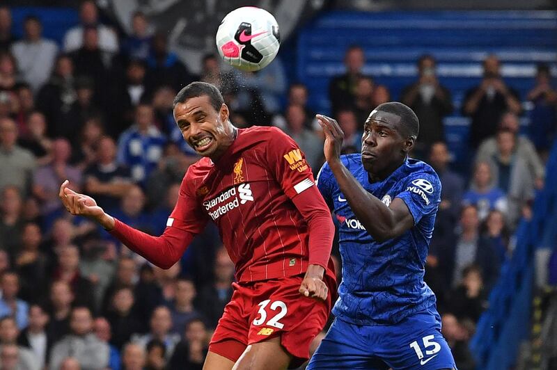 Centre-back: Joel Matip (Liverpool) – Overshadowed Virgil van Dijk with a series of vital interventions in the closing stages at Stamford Bridge to deny Chelsea an equaliser. AFP