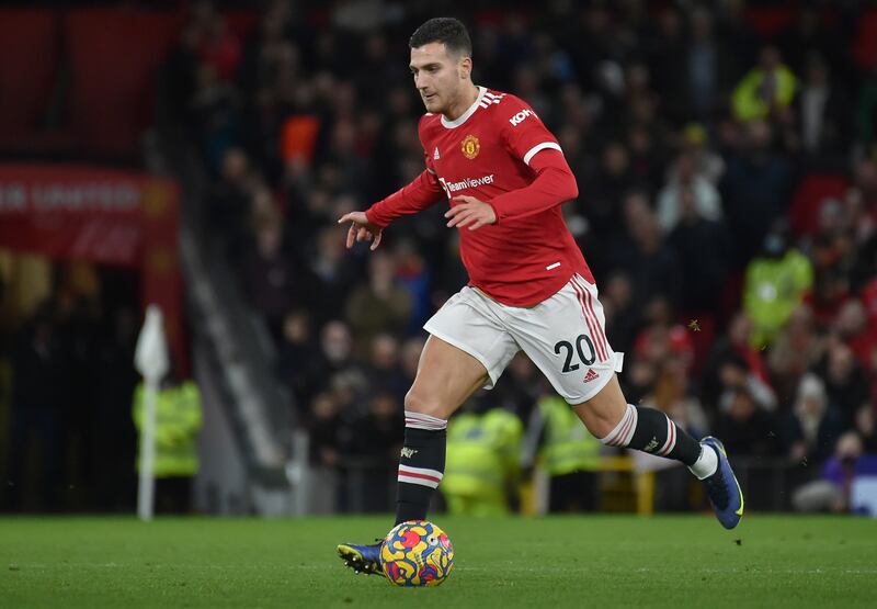 SUB: Diogo Dalot NA. On for Greenwood on 81. Attacked. AP Photo
