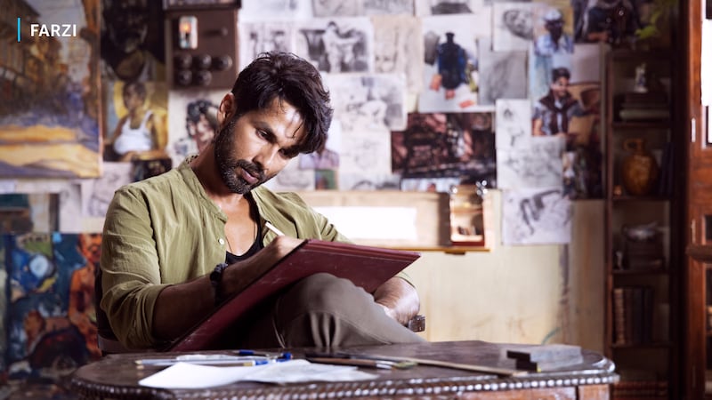 Bollywood star Shahid Kapoor makes his streaming platform debut with 'Farzi'. Photo: Amazon Prime Video