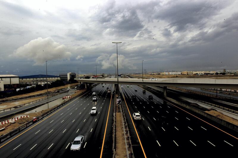 Dubai, October,20,  2019: General view of Sheikh Zayed Road  in Dubai . Satish Kumar/ For the National
