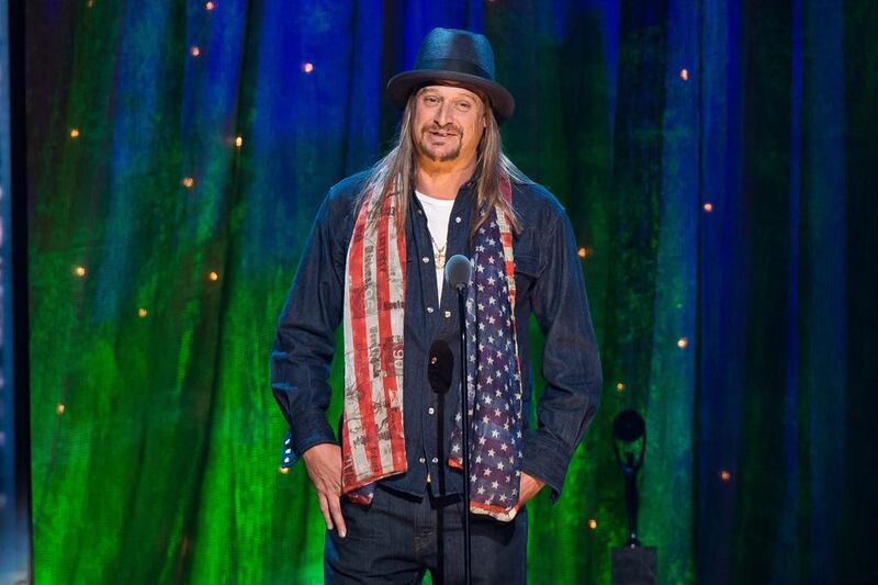 Voting Trump: Singer Kid Rock. AP File