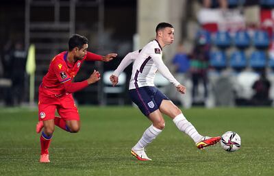 England's Phil Foden ran the show against Andorra. PA