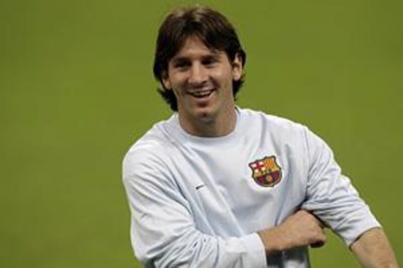 Lionel Messi has plenty of reasons to smile after signing a contract extension until 2016.