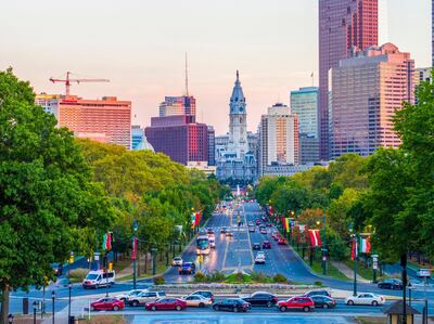 The Philadelphia Museum of Art crowns the city’s culturally rich Benjamin Franklin Parkway. The mile-long stretch is home to many parks, public works of art and museums, including Swann Memorial Fountain, the Barnes Foundation, the Rodin Museum, The Franklin Institute, The Academy of Natural Sciences, Sister Cities Park and many other attractions. C. Kao / Visit Philadelphia