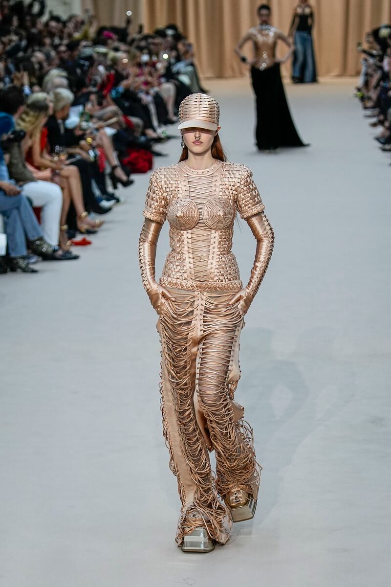 The Jean Paul Gaultier haute couture autumn/winter 2022-2023 show as part of Paris Fashion Week.