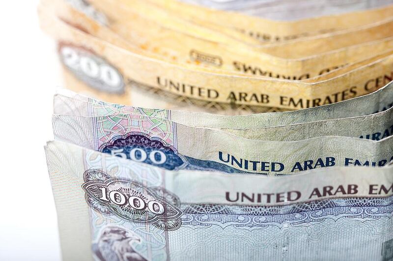The UAE's Central Bank has drained liquidity from the banking sector for two consecutive months. Silvia Razgova / The National