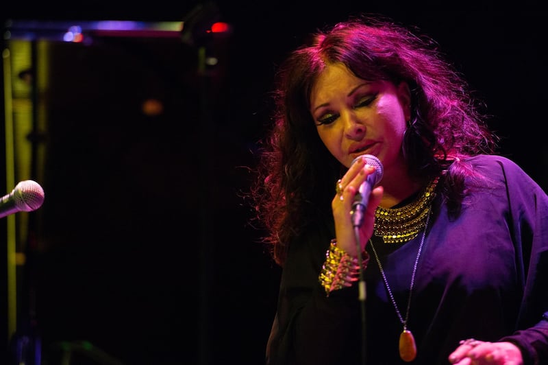 Natacha Atlas performs as part of the 2019 Oslo World Festival. Courtesy Lars Opstad / Oslo World