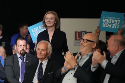 Polls suggest Liz Truss is more popular among the Conservative members who will select the next prime minister. Getty 