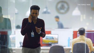 Manoj Bajpayee in season two of 'The Family Man'. Amazon Prime Video