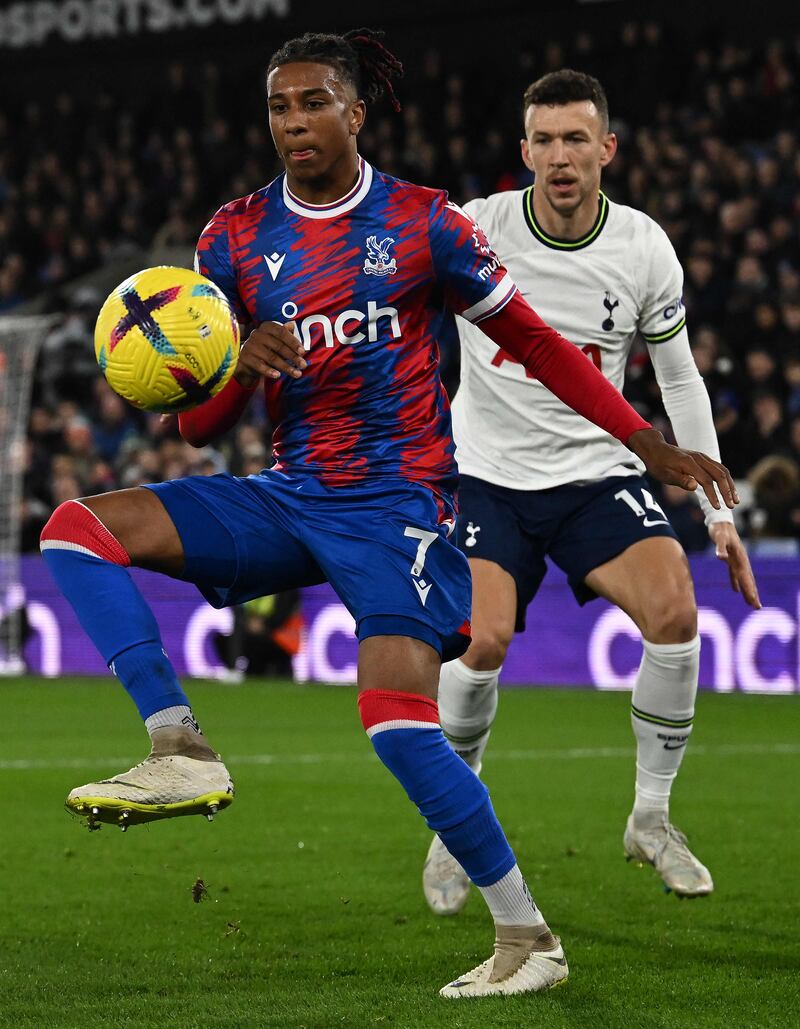 Michael Olise 6: Hit and miss in with his dangerous left foot first half – hit one superb cross into box that Zaha failed to get his head to, fired one shot way over bar and saw another deflected wide for corner. Curled ambitious effort wide of target just after the hour. AFP