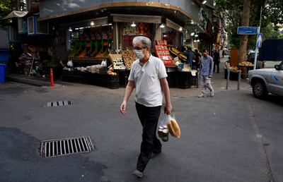 Rising food prices in Iran have fuelled protests in recent weeks. EPA