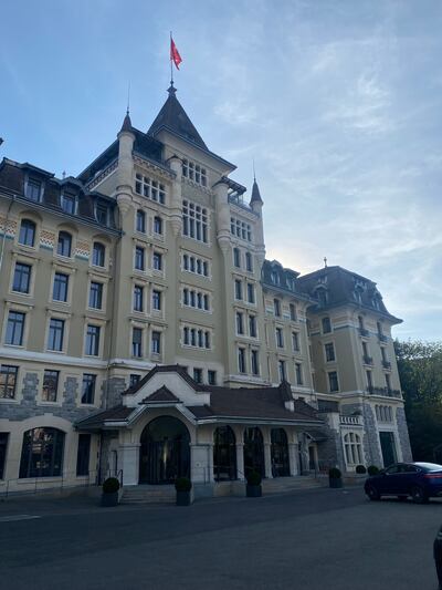 Royal Savoy Hotel & Spa in Lausanne, Switzerland. Farah Andrews / The National