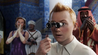 (L to R) Tintin (Jamie Bell) in The Adventures Of Tintin: The Secret Of The Unicorn. Courtesy Amblin Entertainment