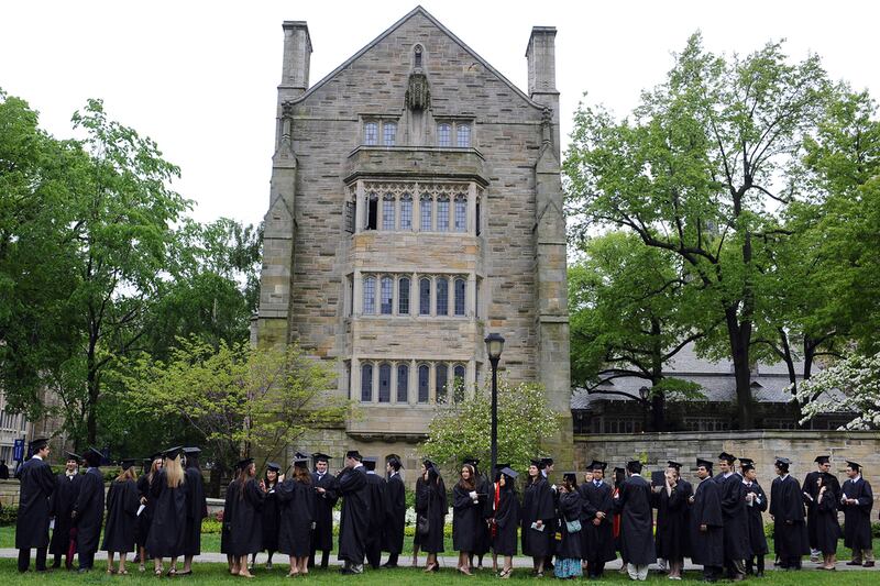 The highly respected Yale University went co-ed only 51 years ago. AP 