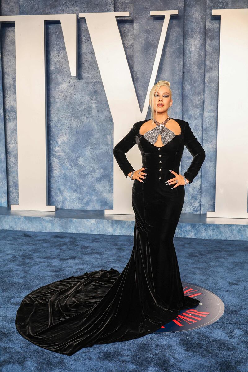 Christina Aguilera. AFP