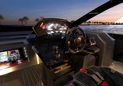 The Tecnomar for Lamborghini 63 interior. Photo: Lamborghini