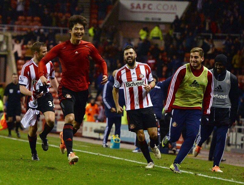 Ki Sung-Yueng's goal in the 118th minute gave Sunderland the win over Chelsea on Tuesday night. Nigel Roddis / Reuters