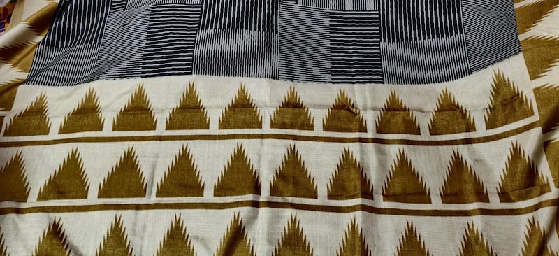 A Mysore silk sari from Doshi's wardrobe