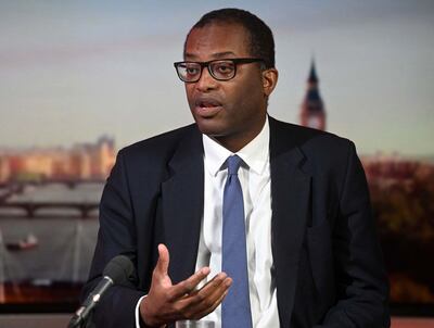 Britain's Business Secretary Kwasi Kwarteng has been accused of making misleading claims about Treasury plans for an energy bailout for factories. AFP