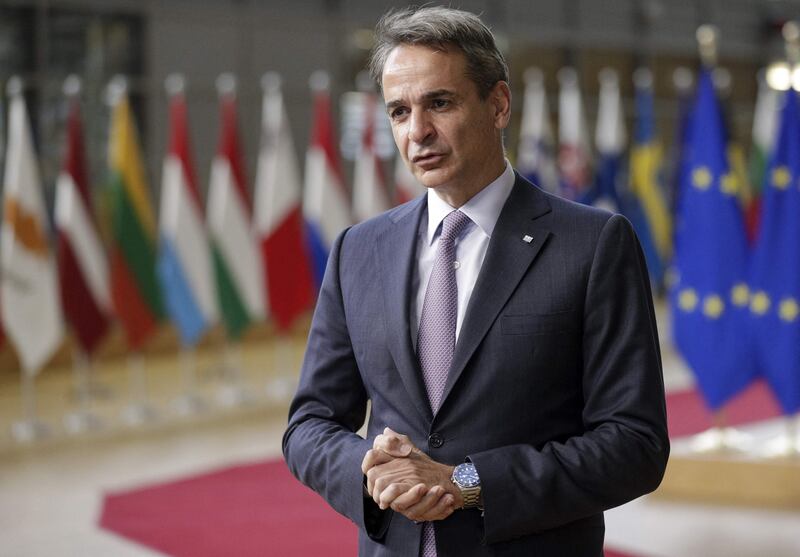 Greek Prime Minister Kyriakos Mitsotakis wants Greece to be a leader in the climate change agenda, both in shipping and on the decarbonisation of small islands. Photo: AFP