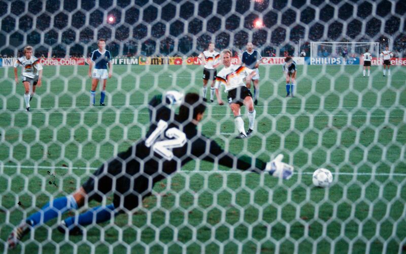 1990: West Germany 1 (Brehme pen 85') Argentina 0: A desperately disappointing final in Italy that was decided by a late Andreas Brehme penalty that earned the Germans victory, denying Diego Maradona and Argentina a second successive title. The South Americans also had two players sent-off - the first ever in a World Cup final. Getty