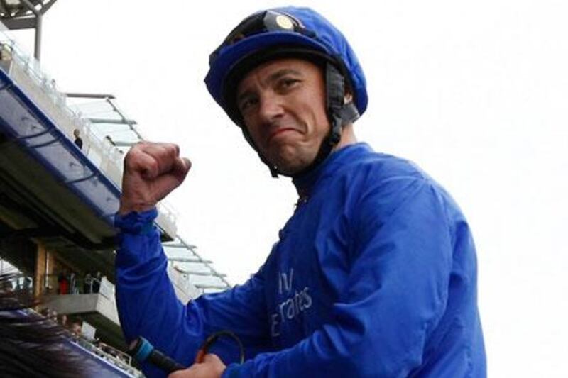 Frankie Dettori has proven strong aboard Godolphin chargers. He gets Rakasa at Newmarket today.