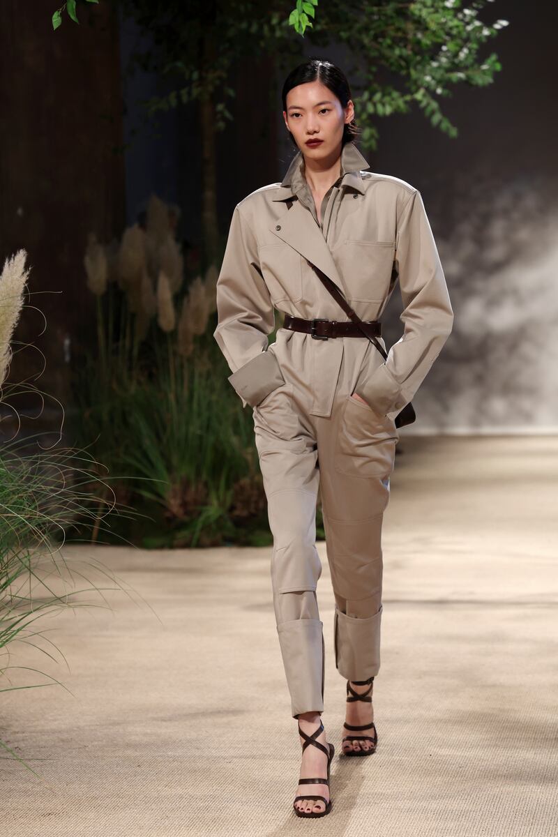 The collection was an elevated take on utilitarian dressing