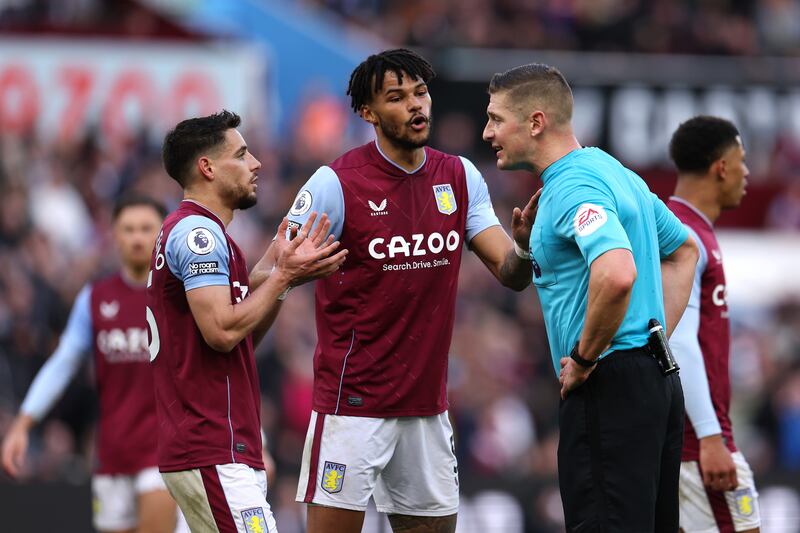 Tyrone Mings - 8. His lax pass almost cost Aston Villa a goal in the 14th minute. His aerial presence was crucial in the second half as he repeatedly won headers in his penalty area.  Getty
