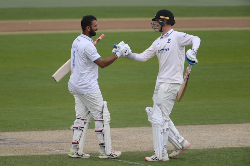 Cheteshwar Pujara has been great form for Sussex in the County Championship. Getty