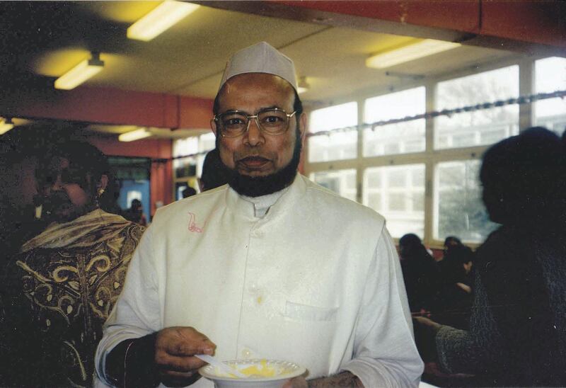 Image of Abdul Musabbir, my father, in the late 1990's a few years after he returned from his Hajj. Shafi Musaddique / The National