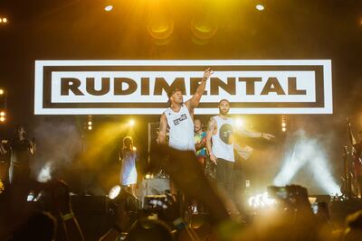 UK group Rudimental will ring in the new year as part of the NYE Beach Festival. Alex Atack for The National