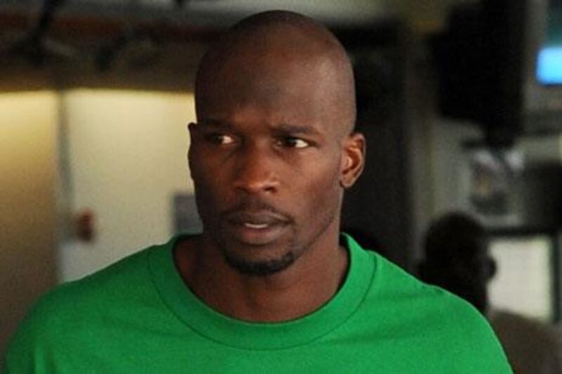 Chad Johnson leaves Broward County Jail in Florida after his arrest.