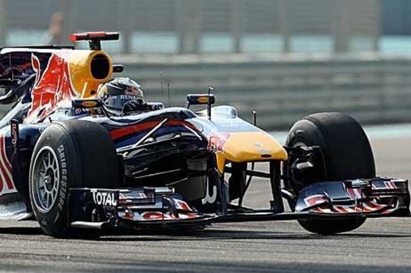 Red Bull-Renault’s Sebastian Vettel was in imperious form on his way to claiming pole position at Yas Marina Circuit yesterday.