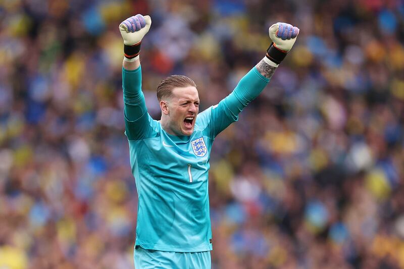 ENGLAND RATINGS: Jordan Pickford 5 – The Everton stopper had little to do, but acted as a sweeper to help switch the play with England in possession. Kept the 25th clean sheet of his England career.

Getty