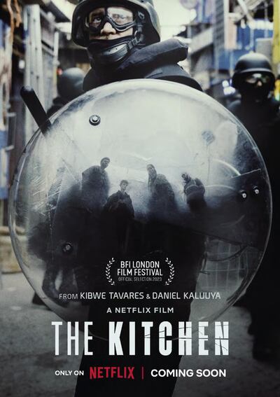 Promotional poster for coming Netflix release The Kitchen. Photo: Netflix