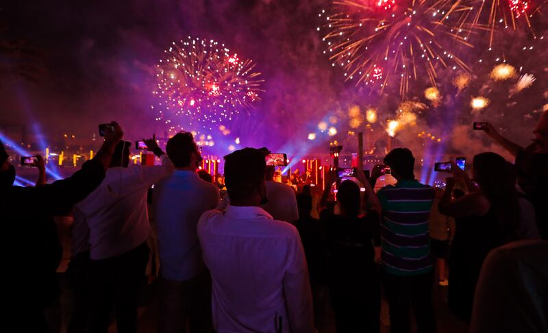 Club Vista Mare on Palm Jumeirah will host fireworks at midnight for a duration of three minutes