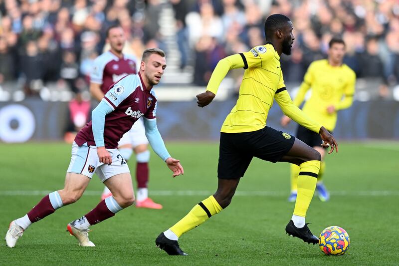 Antonio Rudiger – 6. Plenty of strong tackles and drove the ball up the pitch but lacked his usual dominating presence. AFP